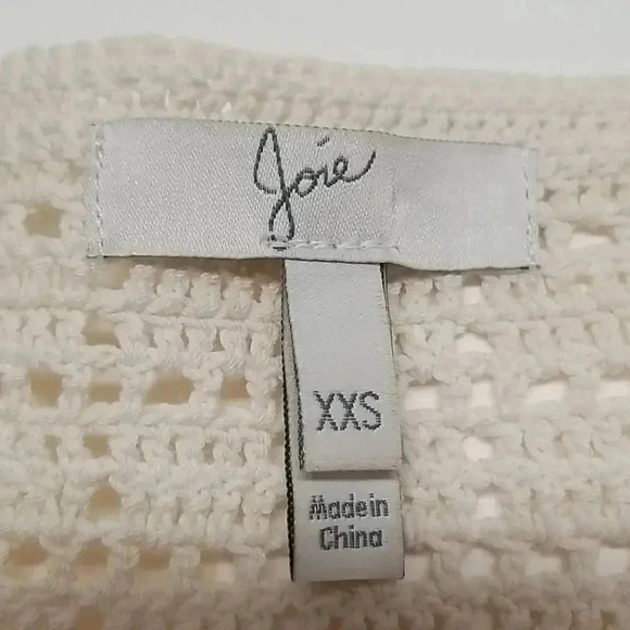 {Joíe} Coachella Amal Crochet Fringe Top in Cream in Size XXS - Picture 11 of 14